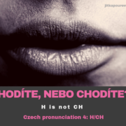 How to practise Czech pronunciation: H, CH