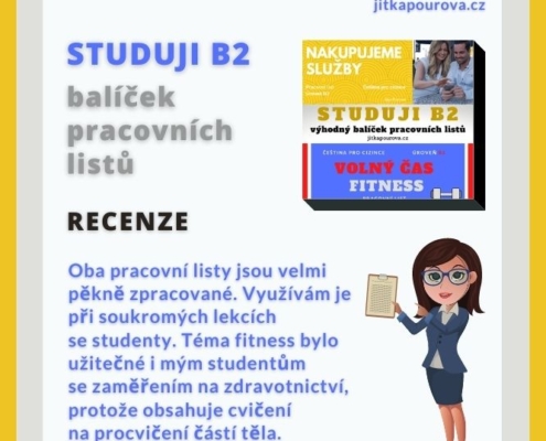 čeština pro cizince pracovní listy