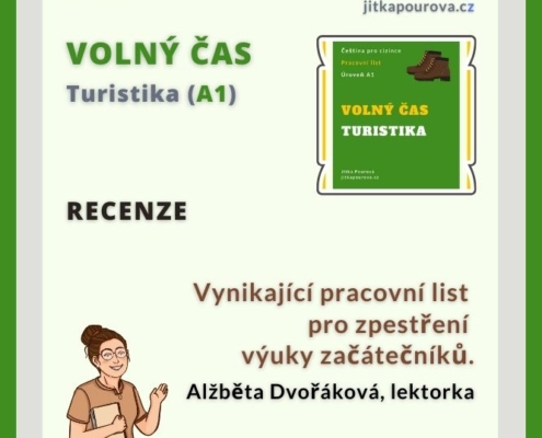 čeština pro cizince pracovní listy