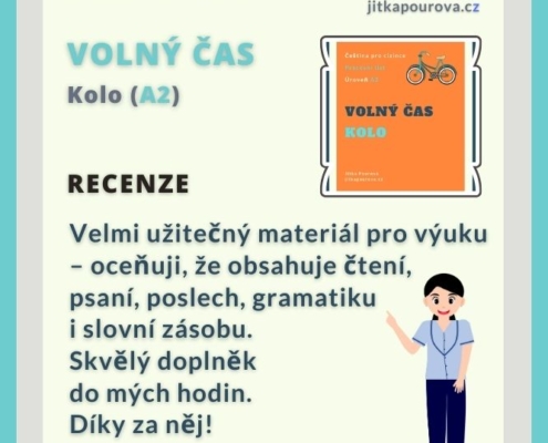 čeština pro cizince pracovní listy