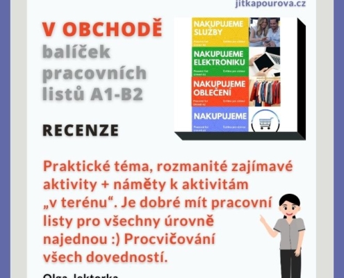 čeština pro cizince pracovní listy