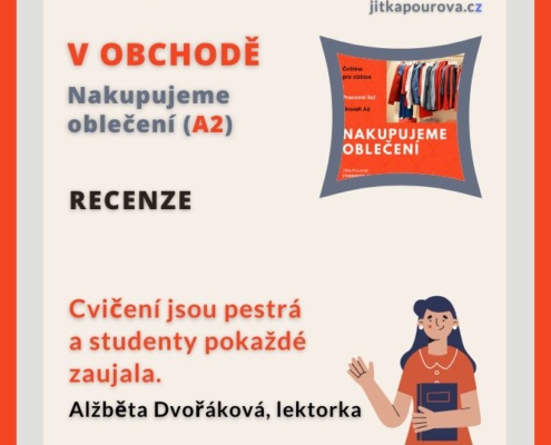 čeština pro cizince pracovní listy