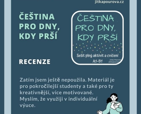 čeština pro cizince pracovní listy