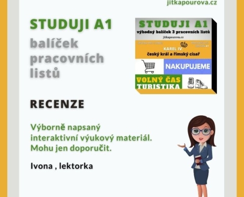 čeština pro cizince pracovní listy