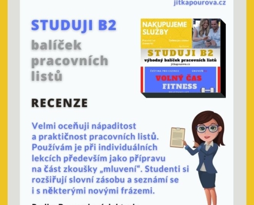 čeština pro cizince pracovní listy