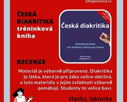 čeština pro cizince pracovní listy