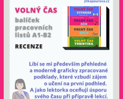 Pracovní listy Volný čas - čeština pro cizince