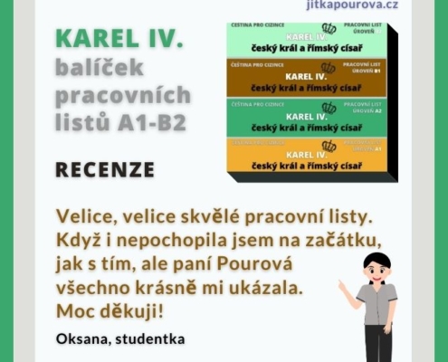 čeština pro cizince pracovní listy