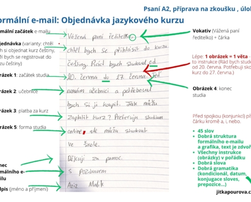 Psaní A2_studenti (2) Zkouška A2_psaní_čeština pro cizince