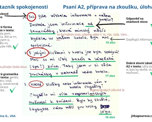 Psaní A2_úloha 1_ZK Psaní - zkouška A2 - čeština pro cizince