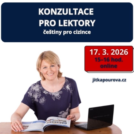 Čeština pro cizince - konzultace pro lektory