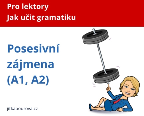 Jak učit posesivní zájmena v češtině pro cizince