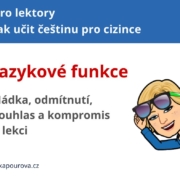 Jazykové funkce čeština pro cizince
